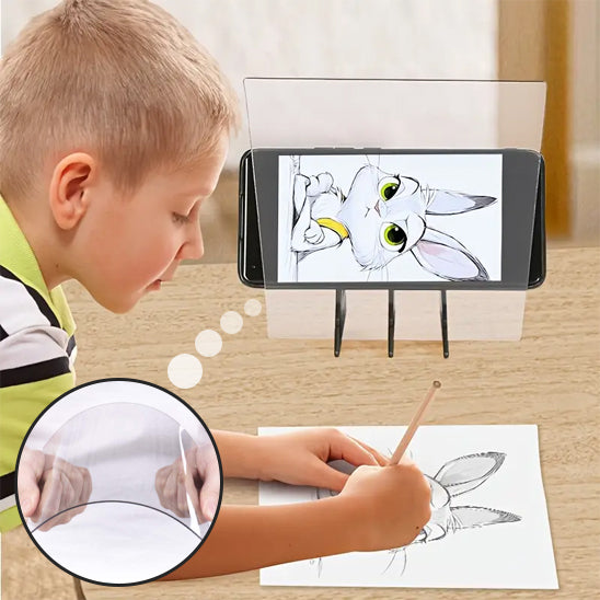 Tablette dessin enfant - projection