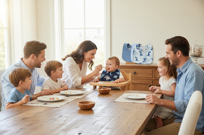 Bavoir bébé - un ensemble de 4 pour encourager l'estime de soi à l'heure des repas