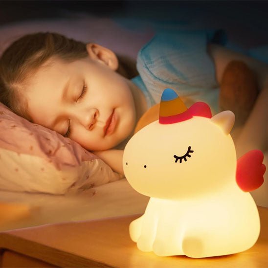 Bébé Veilleuse Licorne Lumineuse pour Chambre Enfant - Jeux jouets à moi