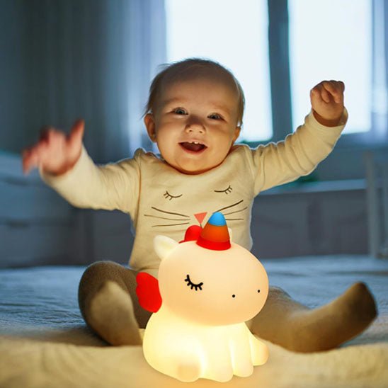 Bébé Veilleuse Licorne Lumineuse pour Chambre Enfant - Jeux jouets à moi