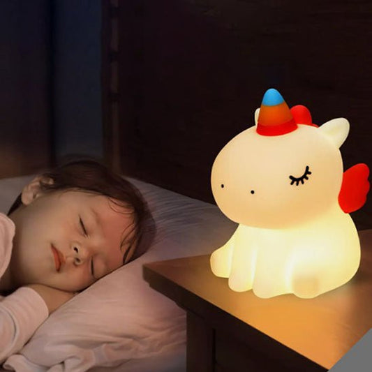 Bébé Veilleuse Licorne Lumineuse pour Chambre Enfant - Jeux jouets à moi