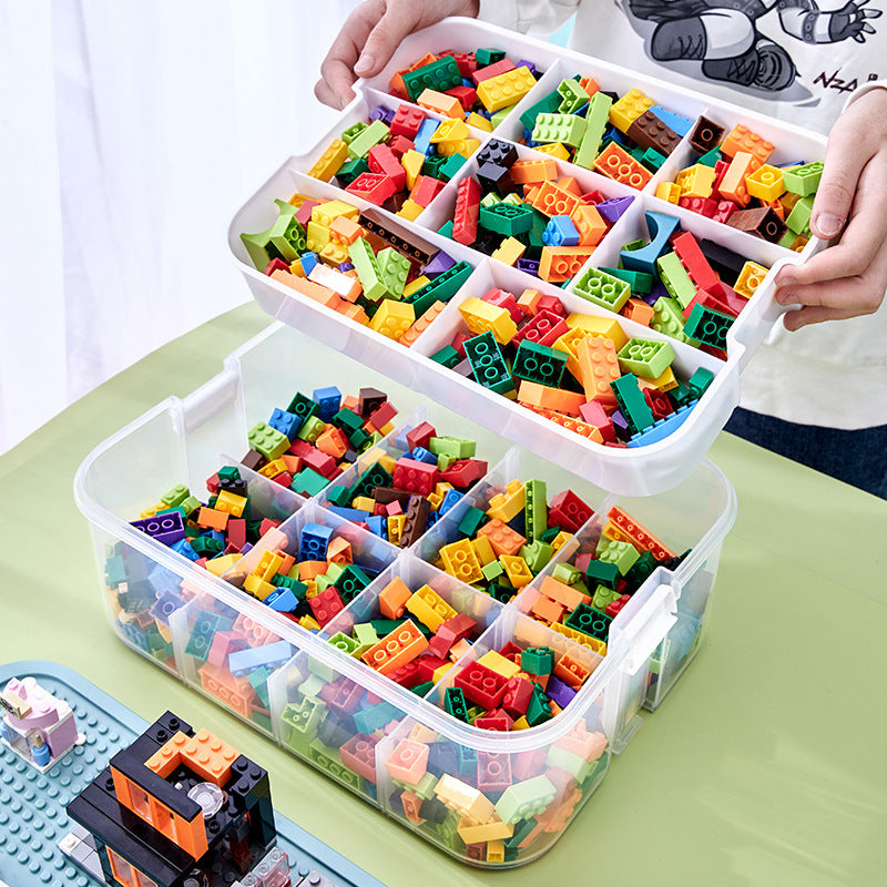 Boite de rangement - blocs de construction pour une organisation ludique