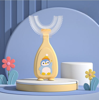 Brosse à dents pour bébé pour stimuler l'autonomie et la santé dentaire