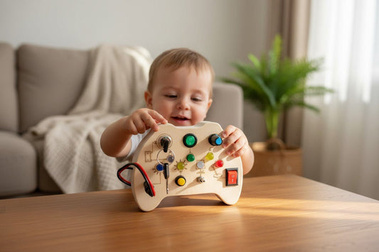 Busy Board - La manette interactive ultime inspirée de Montessori - Jeux jouets à moi