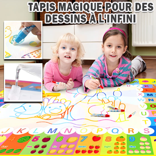 Cahier de dessin- tapis magique