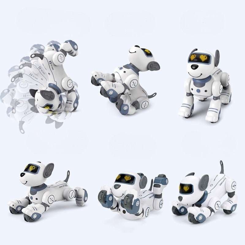 Chien Interactif Qui Marche Et Aboie - Jouet Robot Peluche Pour Enfants 2 3 4 5 Ans - Cadeau Anniversaire