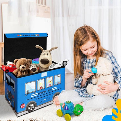 Coffre à jouet - autobus scolaire - Jeux jouets à moi