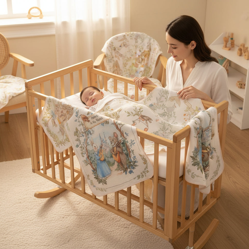 Couverture bébé - accompagner bébé doucement vers le sommeil