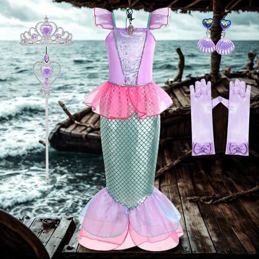 Deguisement halloween - les sirènes enchantées modèle rose
