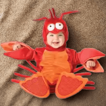 Deguisement halloween enfant - bébé le crabe rigolo - Jeux jouets à moi