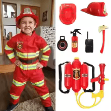 Deguisement halloween enfant - pompier - Jeux jouets à moi