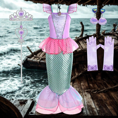 Deguisement halloween - les sirènes enchantées modèle rose - Jeux jouets à moi