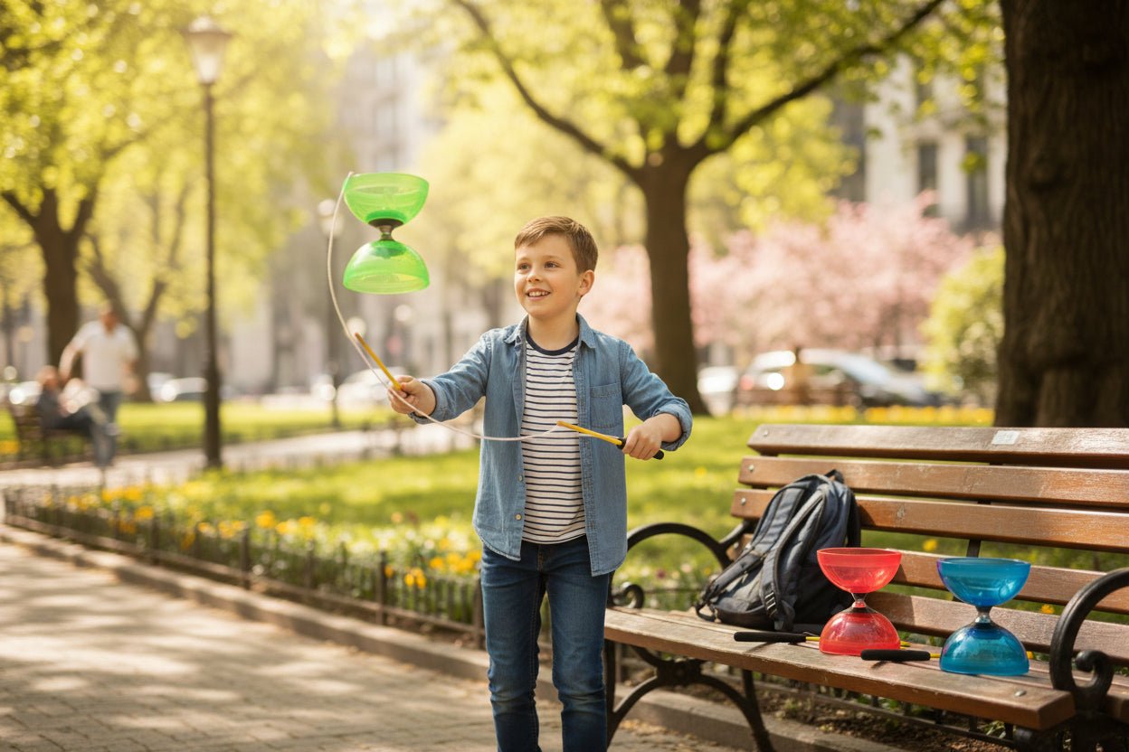 Diabolo lumineux - créer de l'émerveillement et stimuler le développement - Jeux jouets à moi