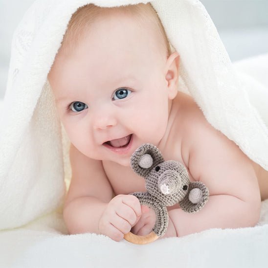 Hochet bébé - au crochet - Jeux jouets à moi