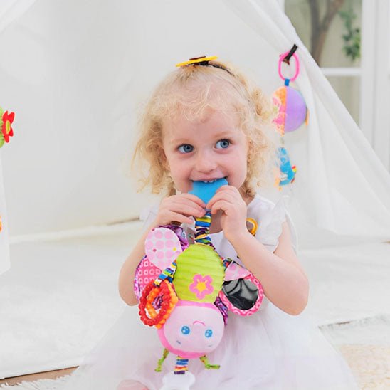 Hochet bebe - coccinelle - Jeux jouets à moi