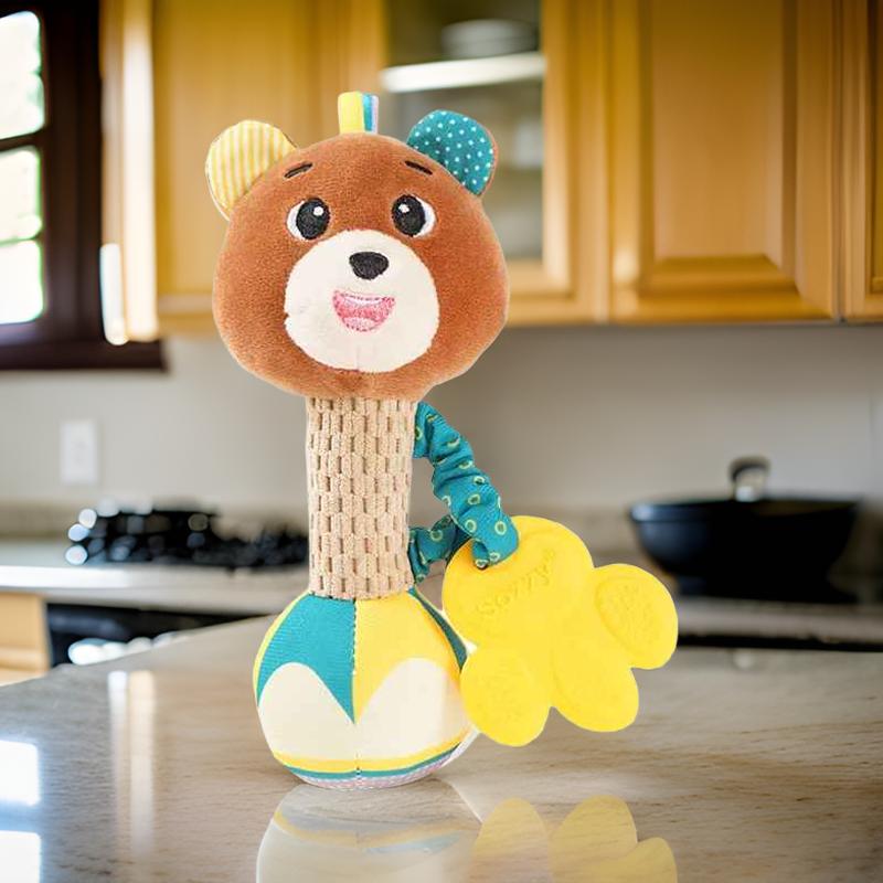 Hochet bébé - l'ourson - Jeux jouets à moi