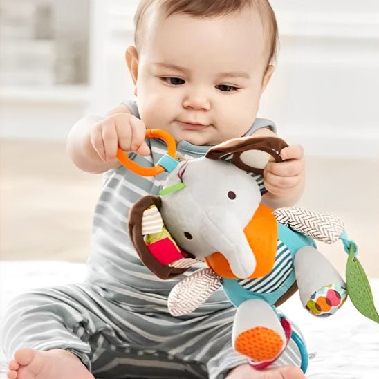 Hochet pour bebe - l'éléphant - Jeux jouets à moi