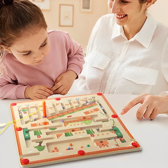 Jeu de chiffres - Labyrinthe magnétique - Jeux jouets à moi