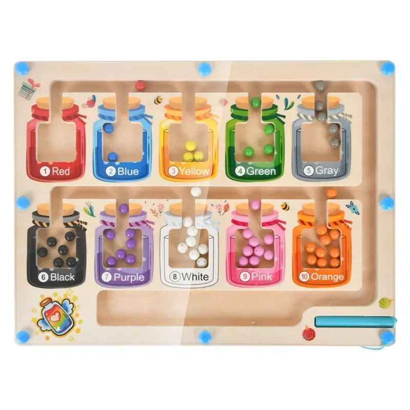 Jeu de chiffres - Labyrinthe magnétique - Jeux jouets à moi