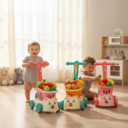 Jeu de rôle - chariot supermarché pour développer des compétences