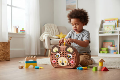 Jeux de construction - la mallette ours pour stimuler le développement
