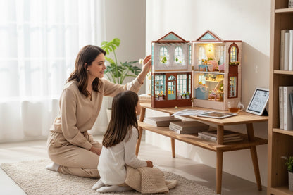 Jeux de construction - maison de poupée pour stimuler le développement