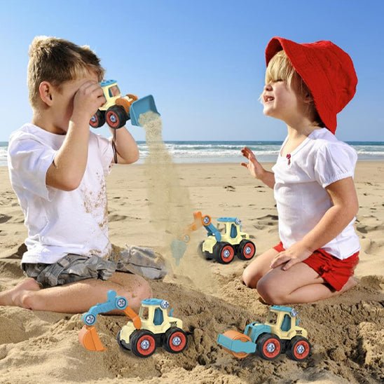 Jeux de construction - camions de chantier - Jeux jouets à moi