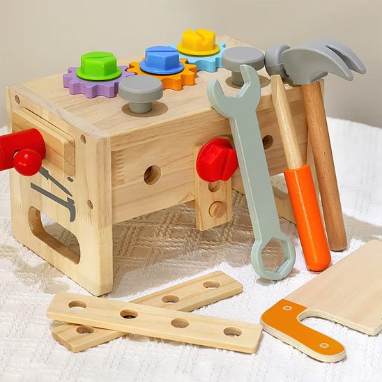 Jeux de construction en bois - Montessori 2 - Jeux jouets à moi