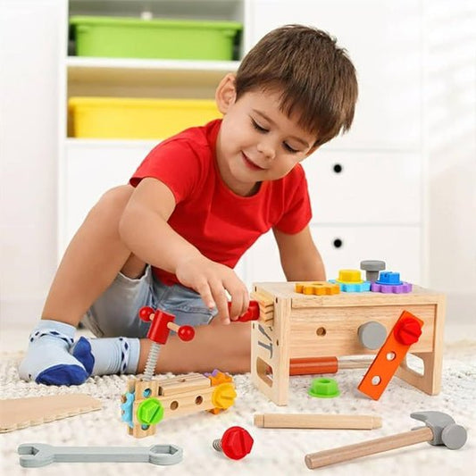Jeux de construction en bois - Montessori 2 - Jeux jouets à moi