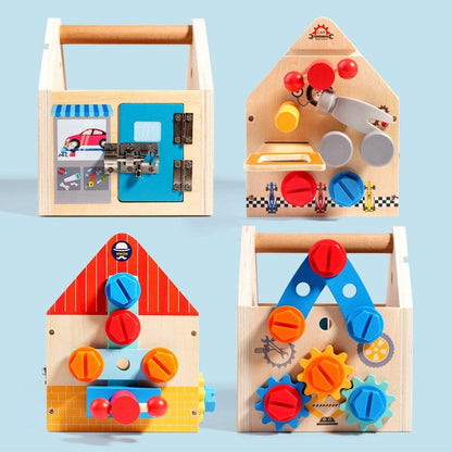Jeux de construction en bois - Montessori 3 créativité et apprentissages - Jeux jouets à moi