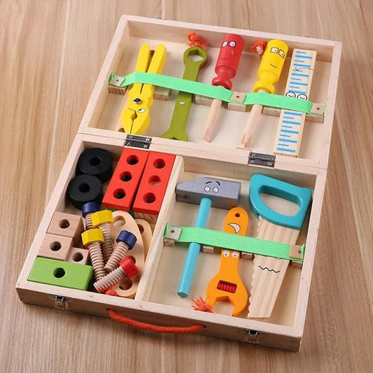 Jeux de construction en bois - Montessori - Jeux jouets à moi