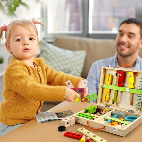 Jeux de construction en bois - Montessori - Jeux jouets à moi