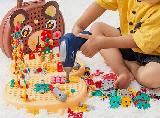Jeux de construction - la mallette ours - Jeux jouets à moi