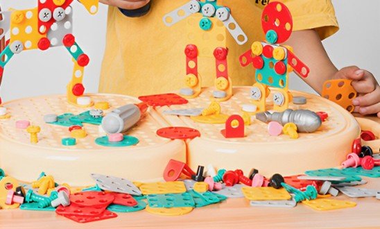 Jeux de construction - la mallette ours - Jeux jouets à moi