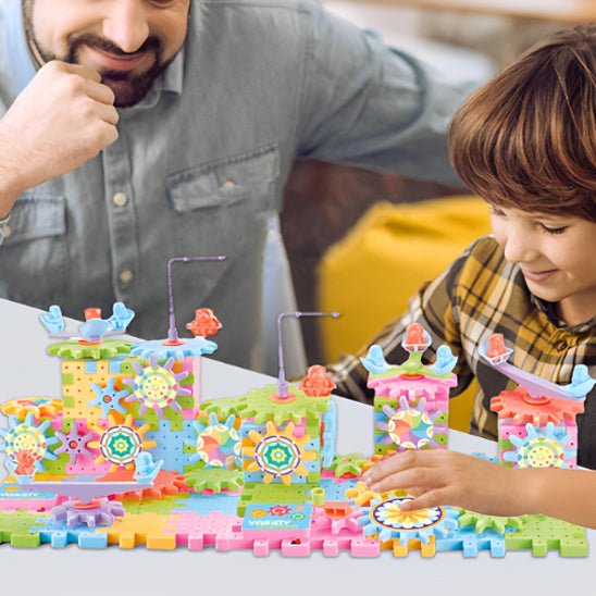 Jeux de construction - les engrenages - Jeux jouets à moi