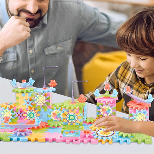 Jeux de construction - les engrenages - Jeux jouets à moi