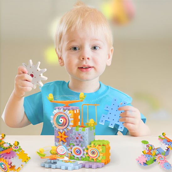 Jeux de construction - les engrenages - Jeux jouets à moi