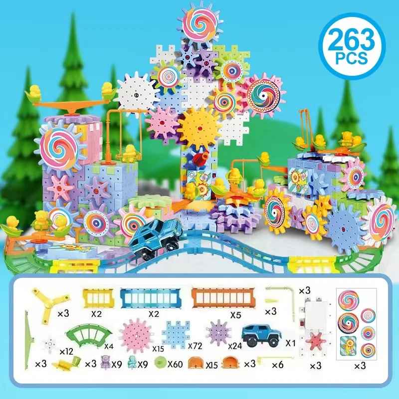 Jeux de construction - les engrenages - Jeux jouets à moi