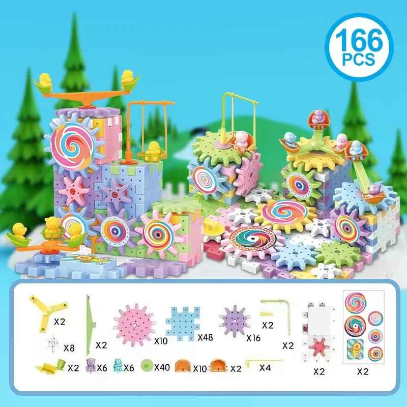 Jeux de construction - les engrenages - Jeux jouets à moi