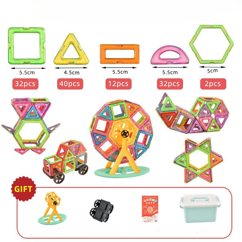 Jeux de construction - magnétique pour stimuler la créativité - Jeux jouets à moi