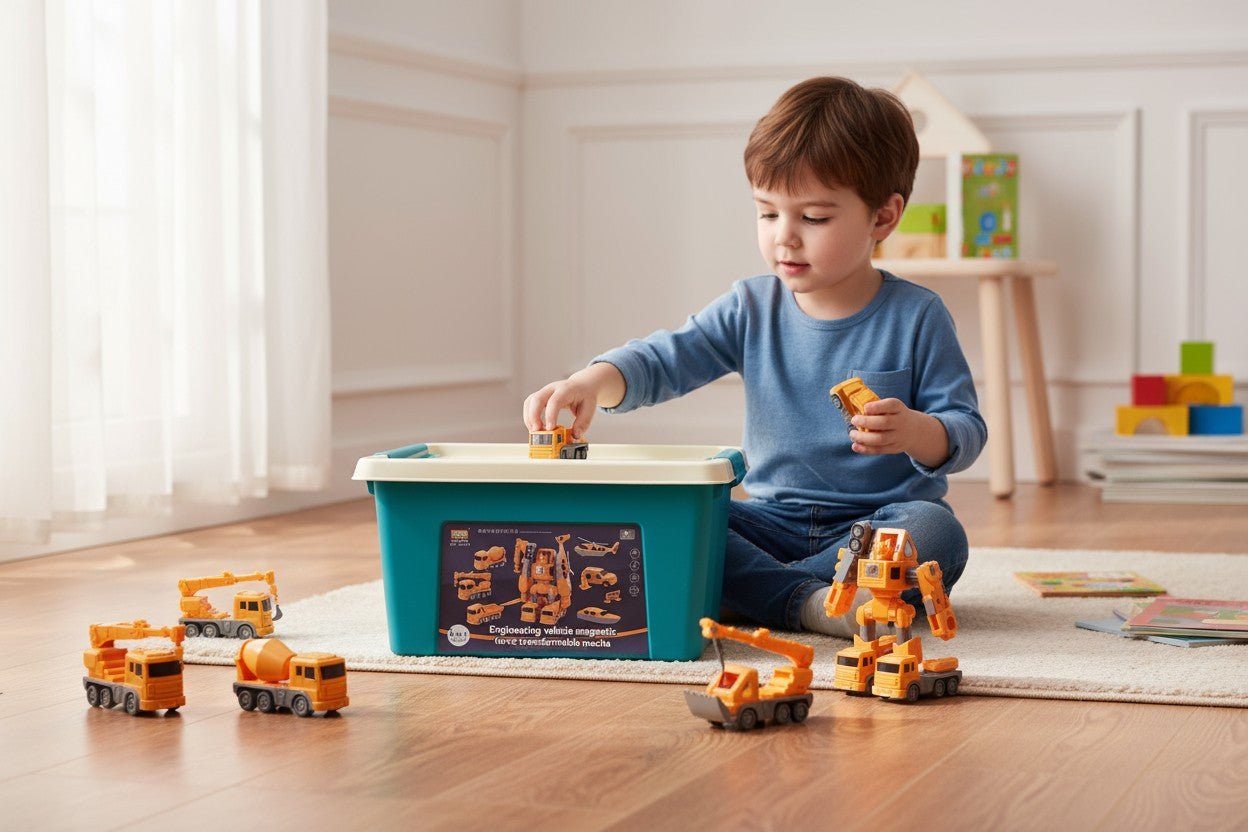 Jeux de construction - voiture enfant magnétique stimule l'imagination - Jeux jouets à moi