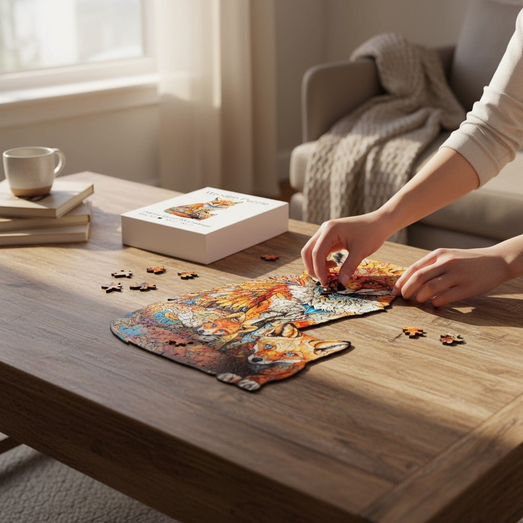 Jeux jouets : puzzle enfant avec le renard, un jeu ludique et éducatif - Jeux jouets à moi