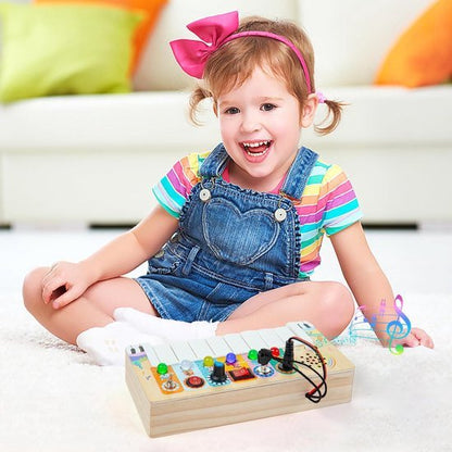 Jeux Montessori - BusyBoardCircuit™ - Piano - Jeux jouets à moi