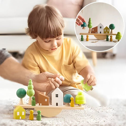 Jeux Montessori - enfilage et équilibre 2 - Jeux jouets à moi