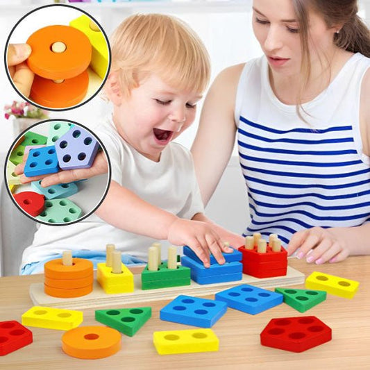 Jeux Montessori - géométrie - Jeux jouets à moi