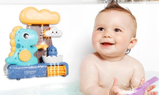 Jouet Bain Bébé Dinosaure Bulle Avec Musique - Jeux Bain Enfant 2 3 4 Ans Jeu Bain Enfant 2 Ans