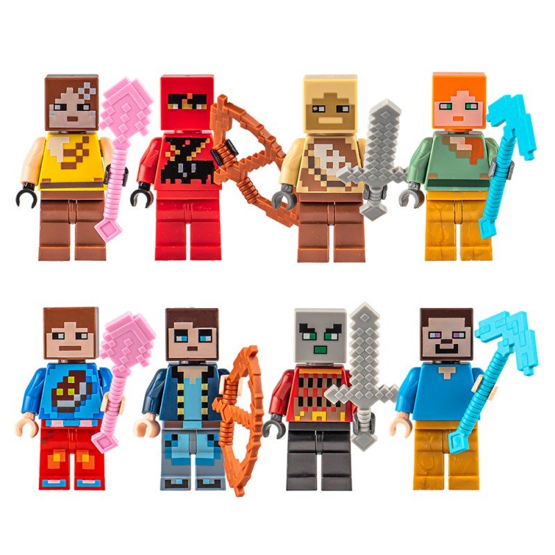 Lego minecraft - personnages - Jeux jouets à moi