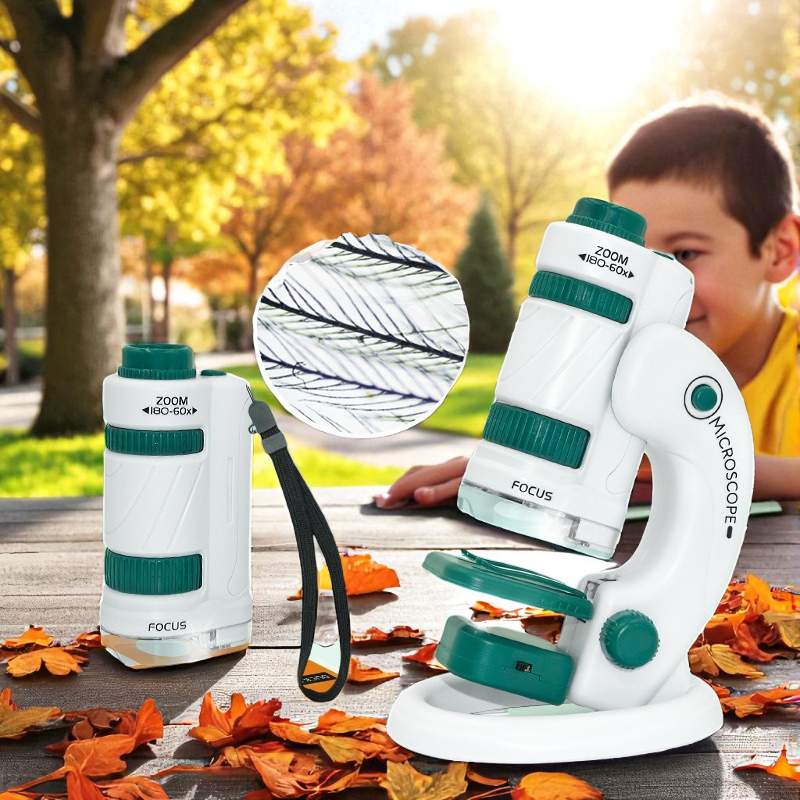 microscope enfant la nature au bout des doigts