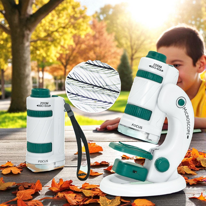 microscope enfant la nature au bout des doigts