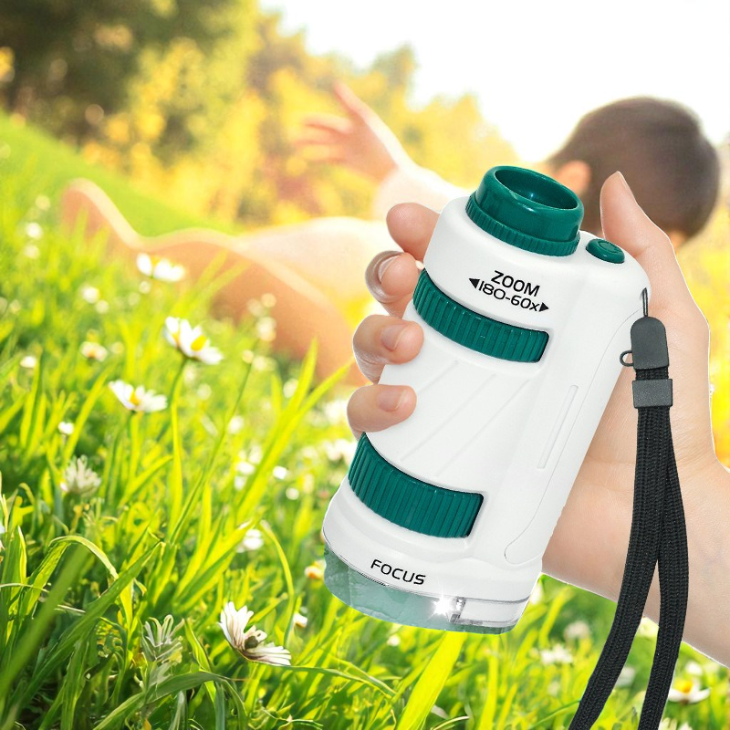 microscope enfant la nature au bout des doigts